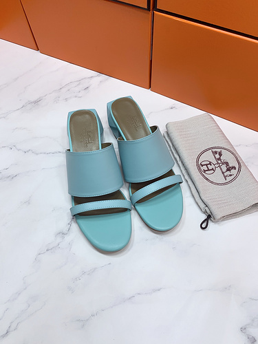 Hermes_s latest hollow dual slippers series 35-41_-3558e16c